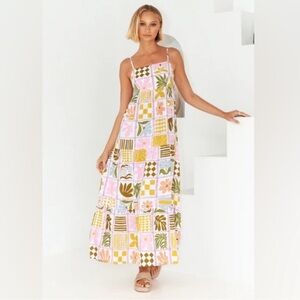 Paper Heart Maxi Dress